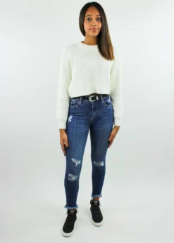 Hidden Jeans Bottoms American Girl Skinny Jean ★ Dark Wash Denim