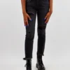 Hidden Jeans Bottoms Walk On The Wild Side Straight Leg Jeans ★ Black Denim