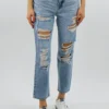 Hidden Jeans Bottoms Worth It Boyfriend Jeans ★ Light Wash Denim