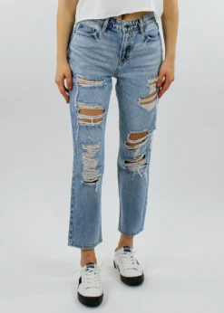 Hidden Jeans Bottoms Worth It Boyfriend Jeans ★ Light Wash Denim