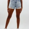 Hidden Jeans Want To Want Me Jean Shorts ★ Light Wash