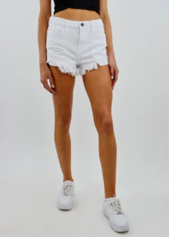 Hidden Jeans Newness Masterpiece Jean Shorts ★ White