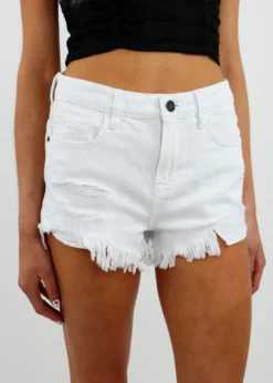 Hidden Jeans Newness Masterpiece Jean Shorts ★ White