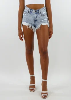 Hidden Jeans Truth Hurts Shorts ★ Light Wash Newness