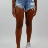 Hidden Jeans Baby I Love You Jean Shorts ★ Light Wash Newness