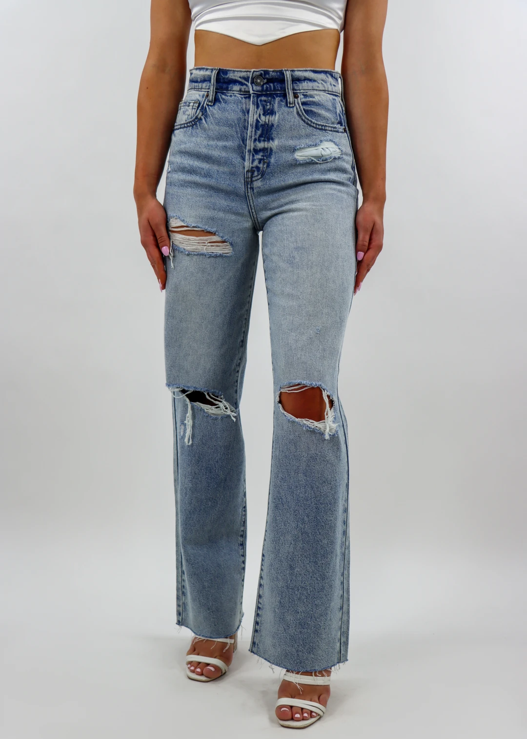 Hidden Jeans Newness Lost In Between Straight Leg Jeans ★ Light Wash 5 Hidden Jeans Newness Lost In Between Straight Leg Jeans ★ Light Wash