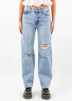 Hidden Jeans Newness Ridin Solo Straight Leg Jeans ★ Light Wash