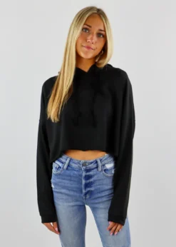 HYFVE Back Home Cropped Sweatshirt ★ Black