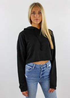 HYFVE Back Home Cropped Sweatshirt ★ Black