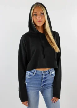 HYFVE Back Home Cropped Sweatshirt ★ Black