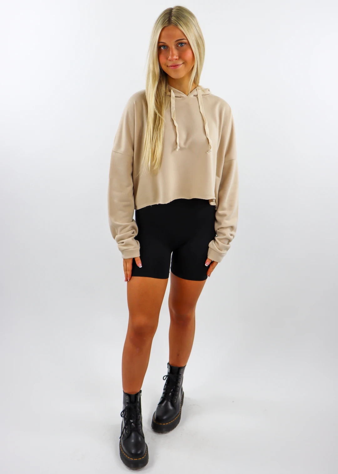 HYFVE Back Home Cropped Sweatshirt ★ Tan Tops 6 HYFVE Back Home Cropped Sweatshirt ★ Tan Tops