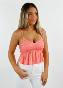 HYFVE Newness Favorite Song Tank ★ Coral 9 HYFVE Newness Favorite Song Tank ★ Coral