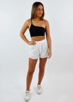 HYFVE Newness Saved You Shorts ★ White