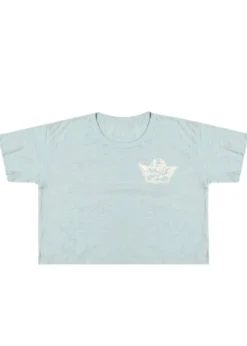 Boys Lie Hopeless Romantic Cropped Baby Tee ★ Baby Blue