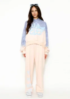 Newness Boys Lie Hopeless Romantic Hoodie ★ Baby Blue & Rose