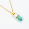 Luxe Group Happy Pill Necklace ★ Teal Accessories 1 Luxe Group Happy Pill Necklace ★ Teal Accessories