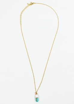 Luxe Group Happy Pill Necklace ★ Teal Accessories 7 Luxe Group Happy Pill Necklace ★ Teal Accessories