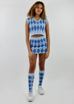 Nii HAi Bottoms Harajuku Girl Skirt ★ Blue Tones