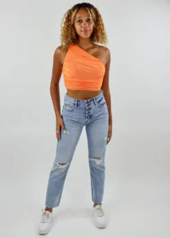 Stevenella Tops Heads Will Roll Top ★ Neon Orange 9 Stevenella Tops Heads Will Roll Top ★ Neon Orange