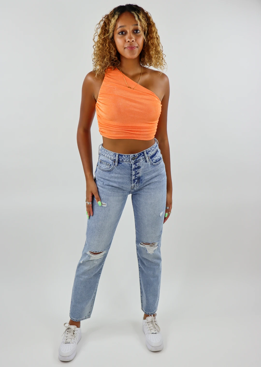 Stevenella Tops Heads Will Roll Top ★ Neon Orange 6 Stevenella Tops Heads Will Roll Top ★ Neon Orange