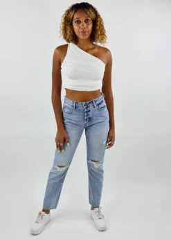 Stevenella Tops Heads Will Roll Top ★ White 11 Stevenella Tops Heads Will Roll Top ★ White