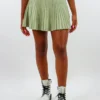 Blue Blush All I Know Knit Tennis Skirt ★ Pistachio Newness
