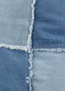 Rock N Rags Bottoms Love On Top Skirt ★ Blue Denim Color Block 10 Rock N Rags Bottoms Love On Top Skirt ★ Blue Denim Color Block