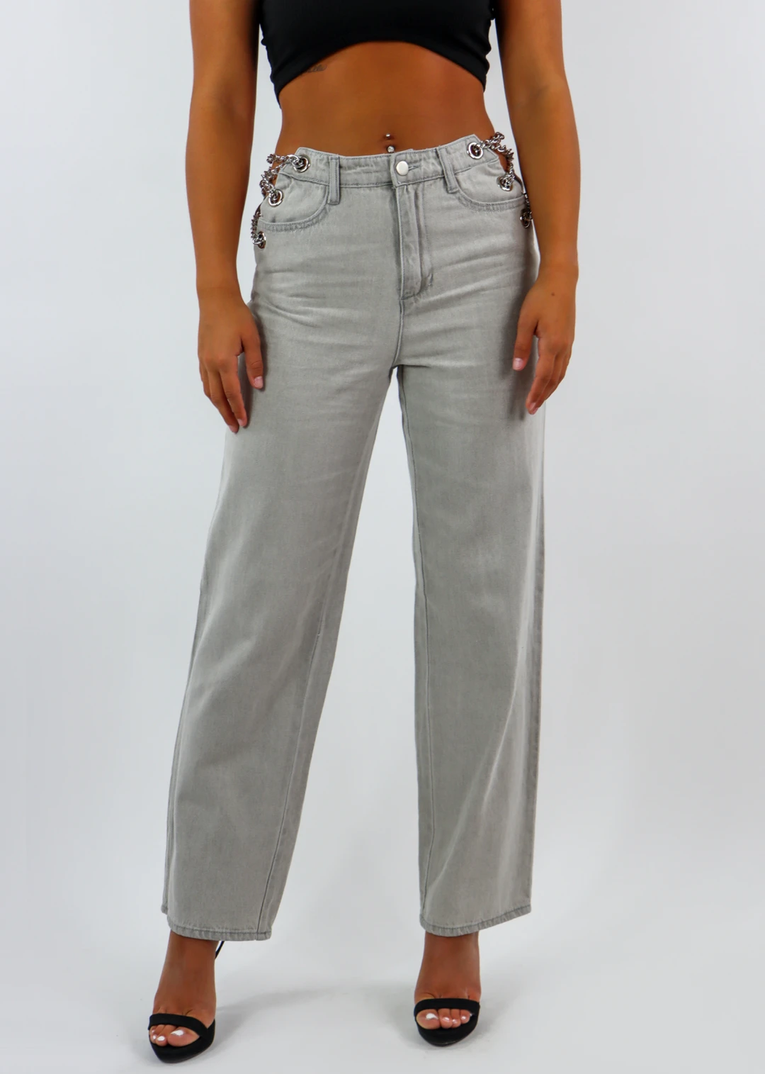 Blue Blush Block Your Number Jeans ★ Grey 8 Blue Blush Block Your Number Jeans ★ Grey