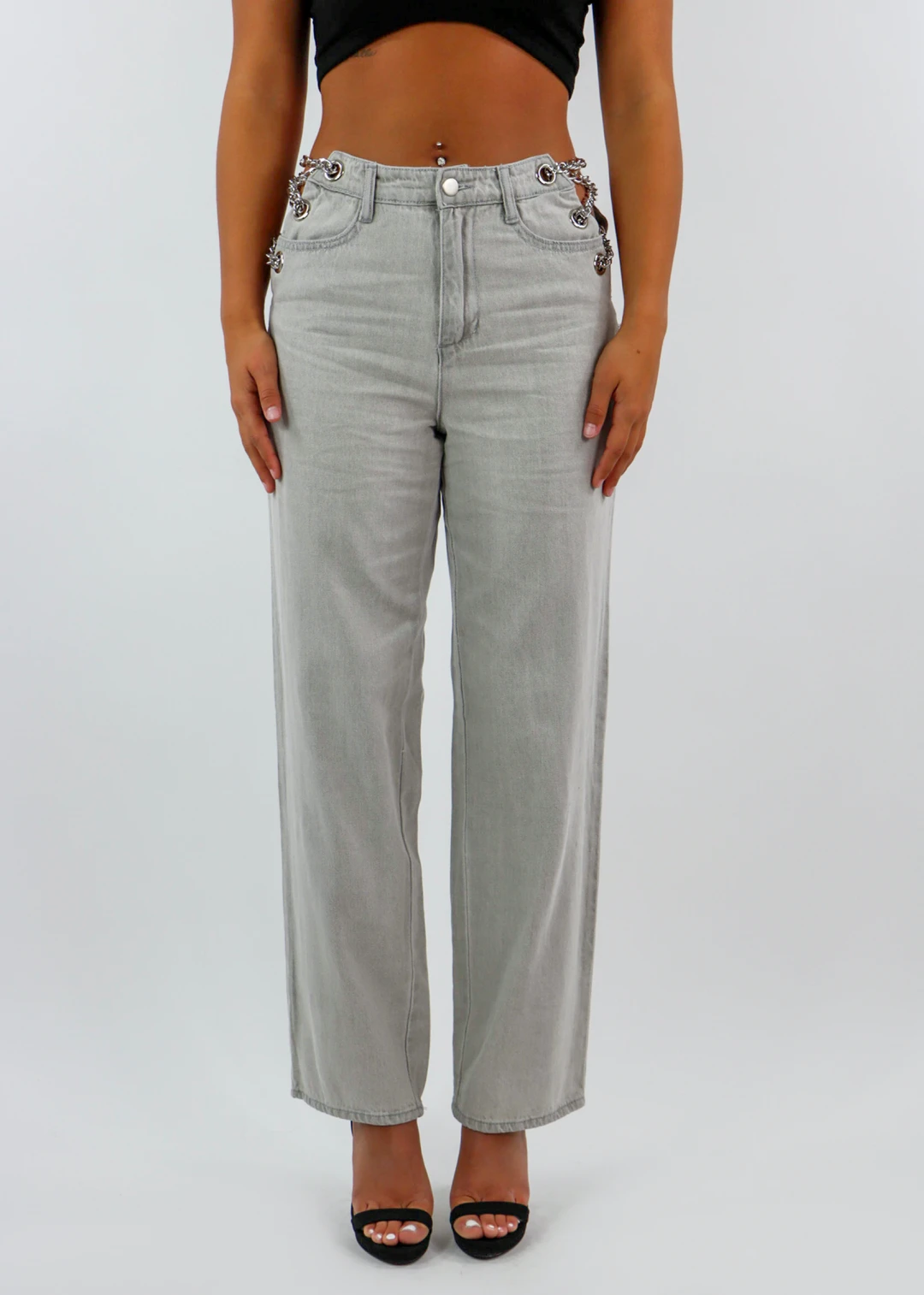 Blue Blush Block Your Number Jeans ★ Grey 6 Blue Blush Block Your Number Jeans ★ Grey