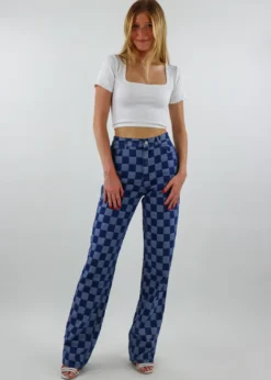 Emory Park Bottoms Quit Playing Games Straight Leg Jeans ★ Medium Wash Denim