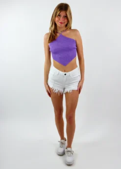 Emory Park Get You Halter Top ★ Purple Newness