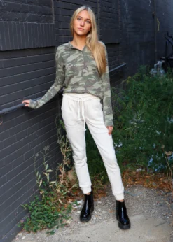 Vintage Havana Bottoms Long May You Run Joggers ★ Beige