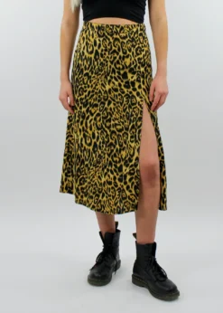 Motel Skirts Maneater Skirt ★ Leopard