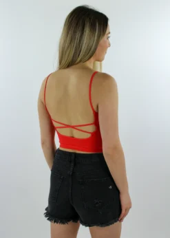 NIKIBIKI Work It Out Low Back Tank Top ★ Red Tops 9 NIKIBIKI Work It Out Low Back Tank Top ★ Red Tops