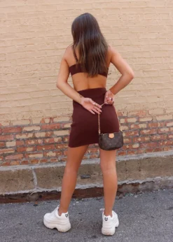 Pepper Mayo Dresses Take Your Breath Dress ★ Brown 17 Pepper Mayo Dresses Take Your Breath Dress ★ Brown