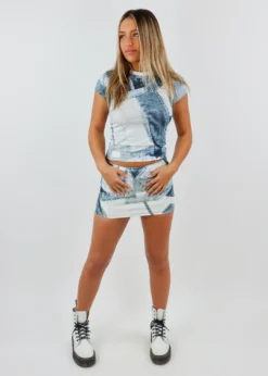 Motel Tired Of Talking Top ★ Blue Newness