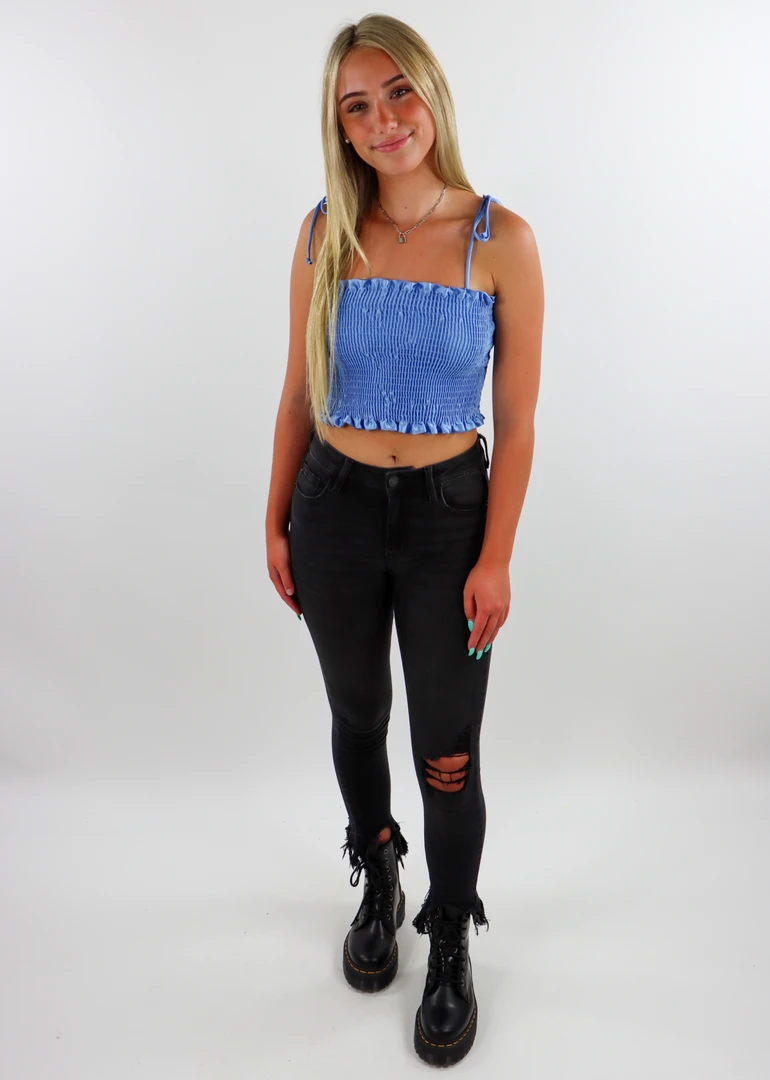 Vintage Shop Tie Me Down Tank V2 ★ Blue Sale 6 Vintage Shop Tie Me Down Tank V2 ★ Blue Sale