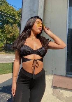 Bailey Rose Deja Vu Top ★ Black Best Sellers