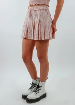 Cotton Candy Bottoms Treasure Skort ★ Blush Floral