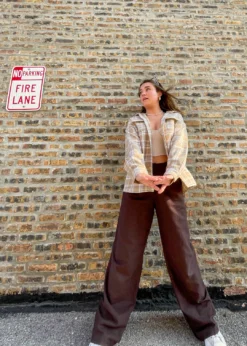 Pepper Mayo Panama Plaid Shacket ★ Camel Tops 15 Pepper Mayo Panama Plaid Shacket ★ Camel Tops