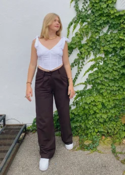 Motel Bottoms Stay A Little Longer Pants ★ Brown