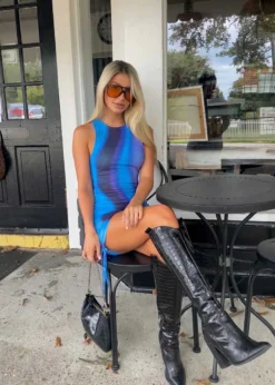 Motel Motel Rocks Midnight Snack Dress ★ Blue