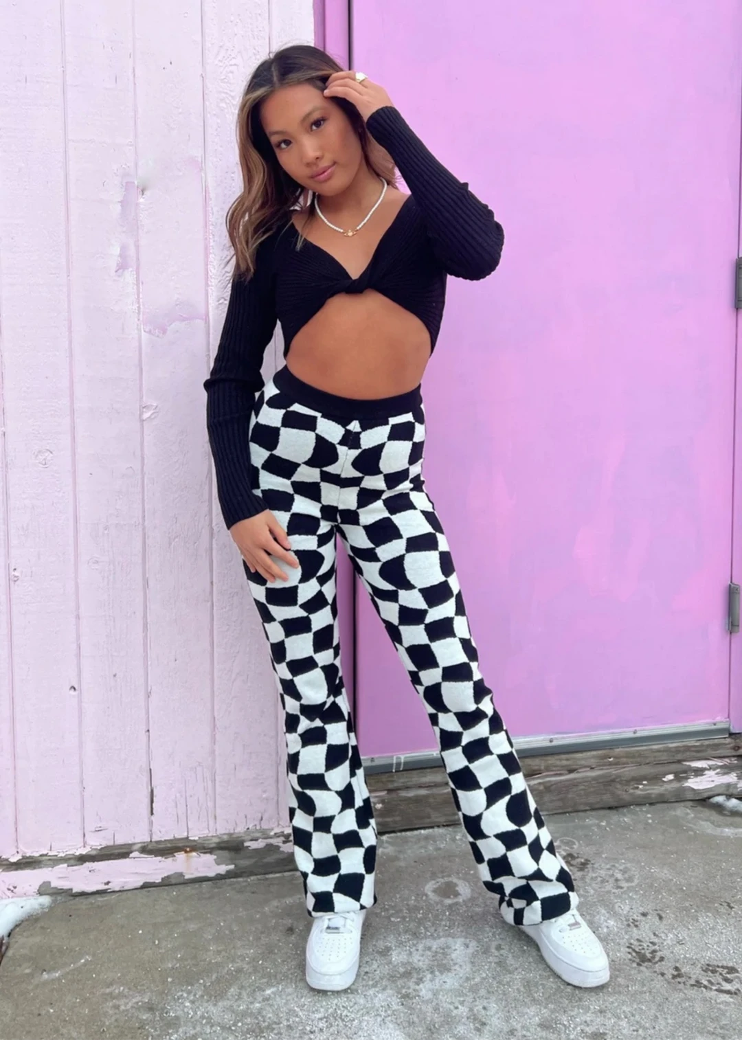 Bailey Rose Wild Side Pants ★ Checkered Bottoms 3 Bailey Rose Wild Side Pants ★ Checkered Bottoms