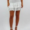 Vintage Havana Future Nostalgia Skirt ★ White Newness