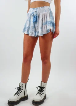 Vintage Havana Die For You Shorts ★ Blue