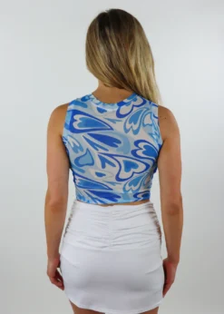 Stevenella Stereo Hearts Top ★ Blue Tops 11 Stevenella Stereo Hearts Top ★ Blue Tops