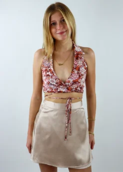 Cotton Candy Tops Just Another Girl Crop Top ★ Pink Floral 12 Cotton Candy Tops Just Another Girl Crop Top ★ Pink Floral