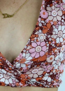 Cotton Candy Tops Just Another Girl Crop Top ★ Pink Floral 15 Cotton Candy Tops Just Another Girl Crop Top ★ Pink Floral