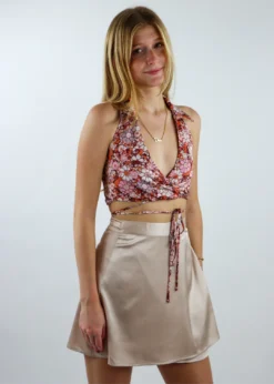 Cotton Candy Tops Just Another Girl Crop Top ★ Pink Floral 13 Cotton Candy Tops Just Another Girl Crop Top ★ Pink Floral