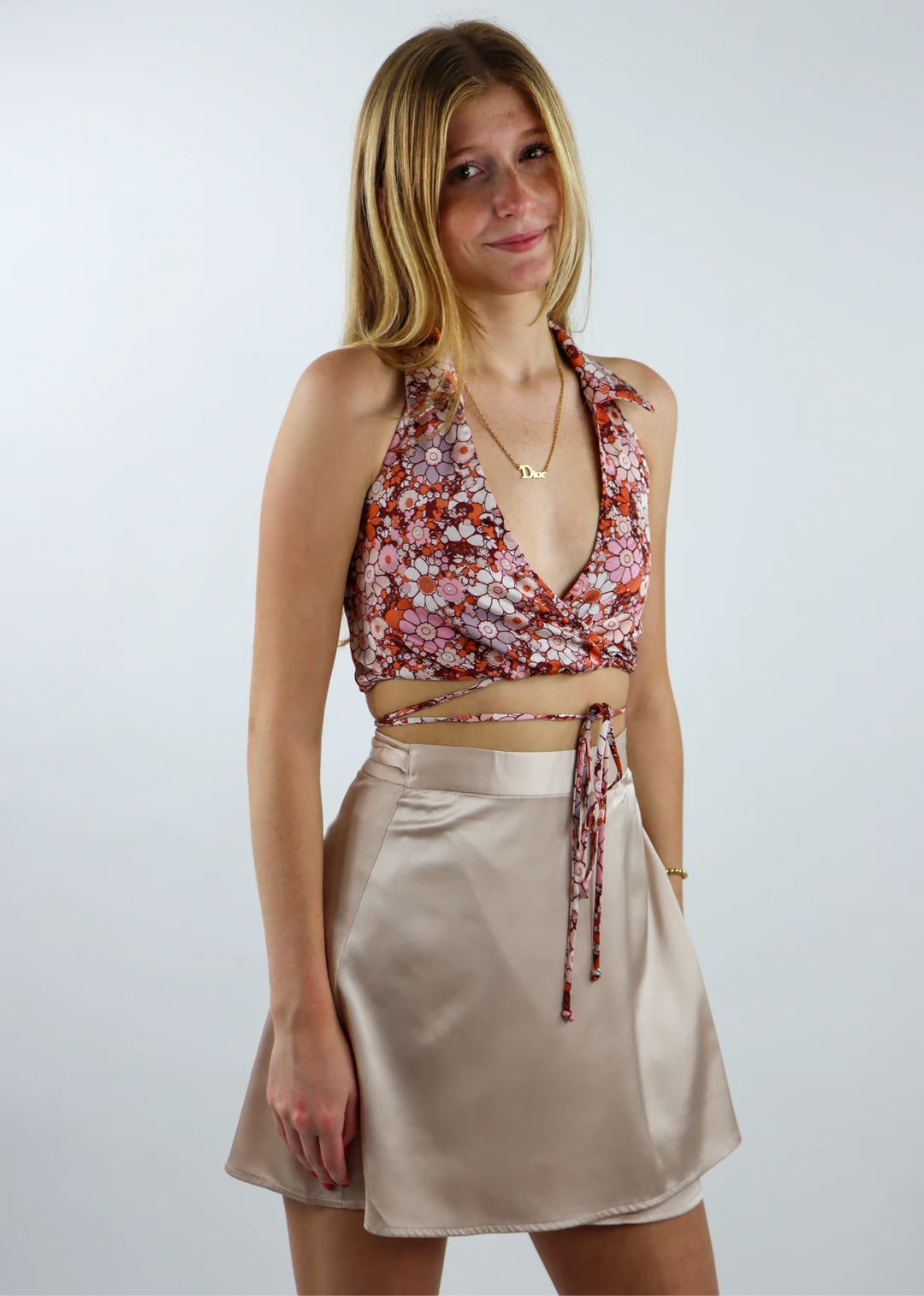 Cotton Candy Tops Just Another Girl Crop Top ★ Pink Floral 6 Cotton Candy Tops Just Another Girl Crop Top ★ Pink Floral